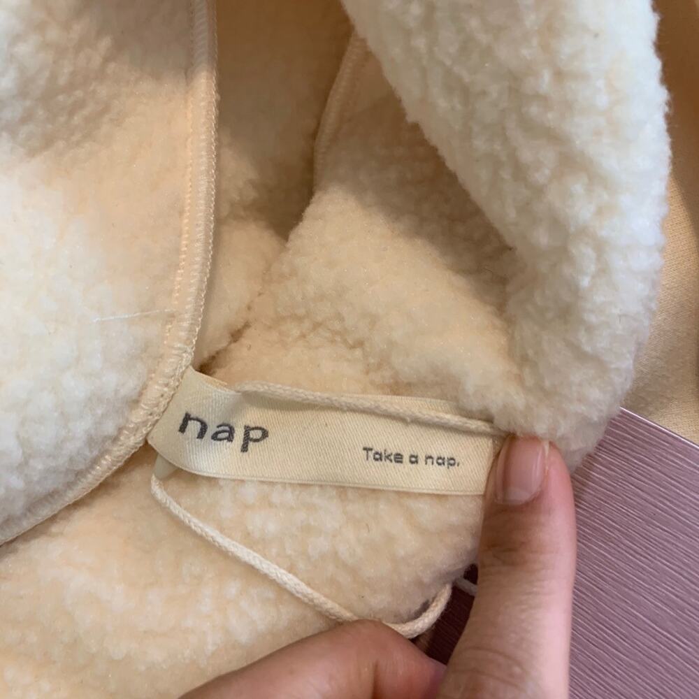 Nap Sweatshirt Dress Womens S Small Fleece Lined Oversized Turtleneck Loungewear - Picture 12 of 16